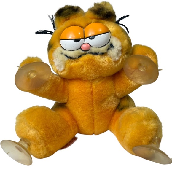 Other - VTG 1981 Garfield Dakin Suction Cup Window Plush I'm Climbing Walls For You